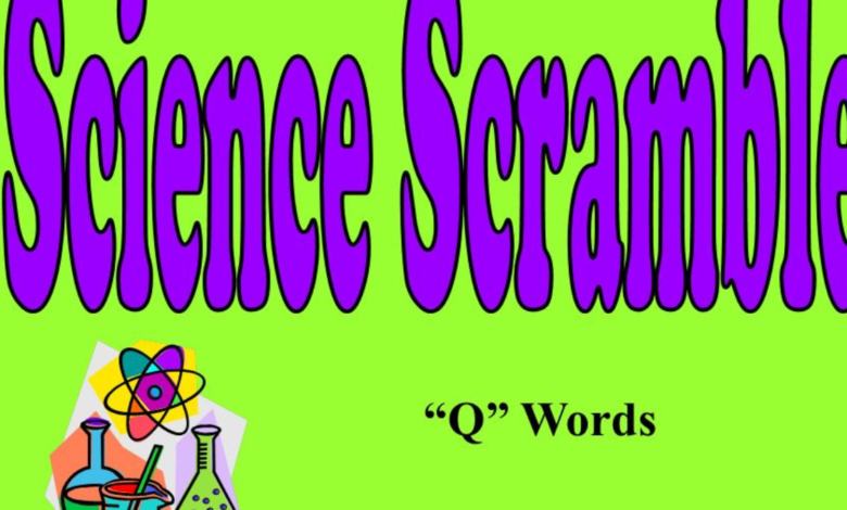 science words that start with q